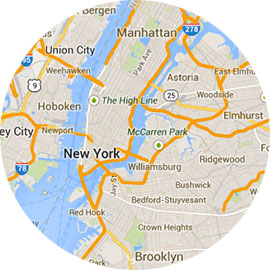 Map of New York
